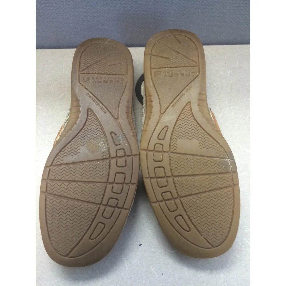 Sperry Top-Sider Womens Boat Shoes Size 6.5 M 9174434 Beige‎